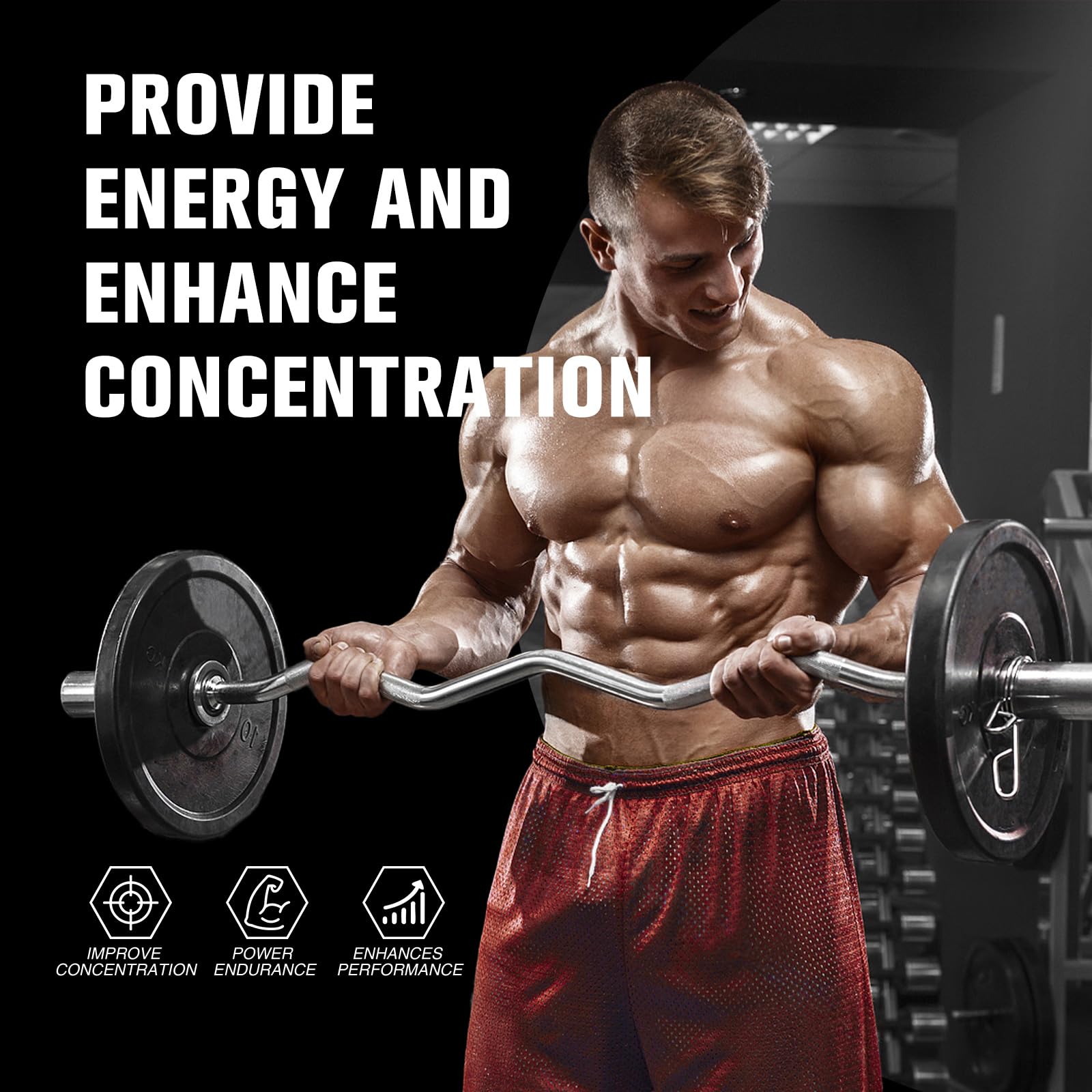 DailyWhole Organics Creatine Gummies in a gym setting