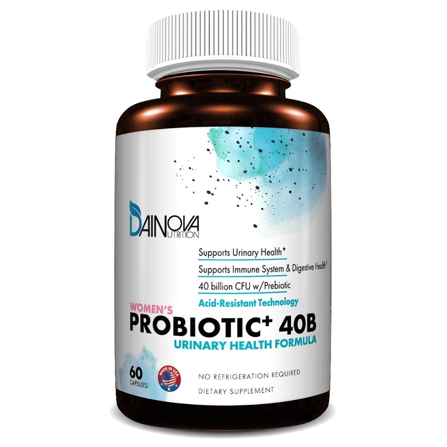 Dainova Nutrition Women's Probiotic Capsules front view