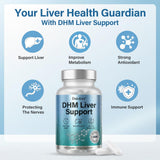 Daioloes DHM Extract Capsules displayed with fresh herbs