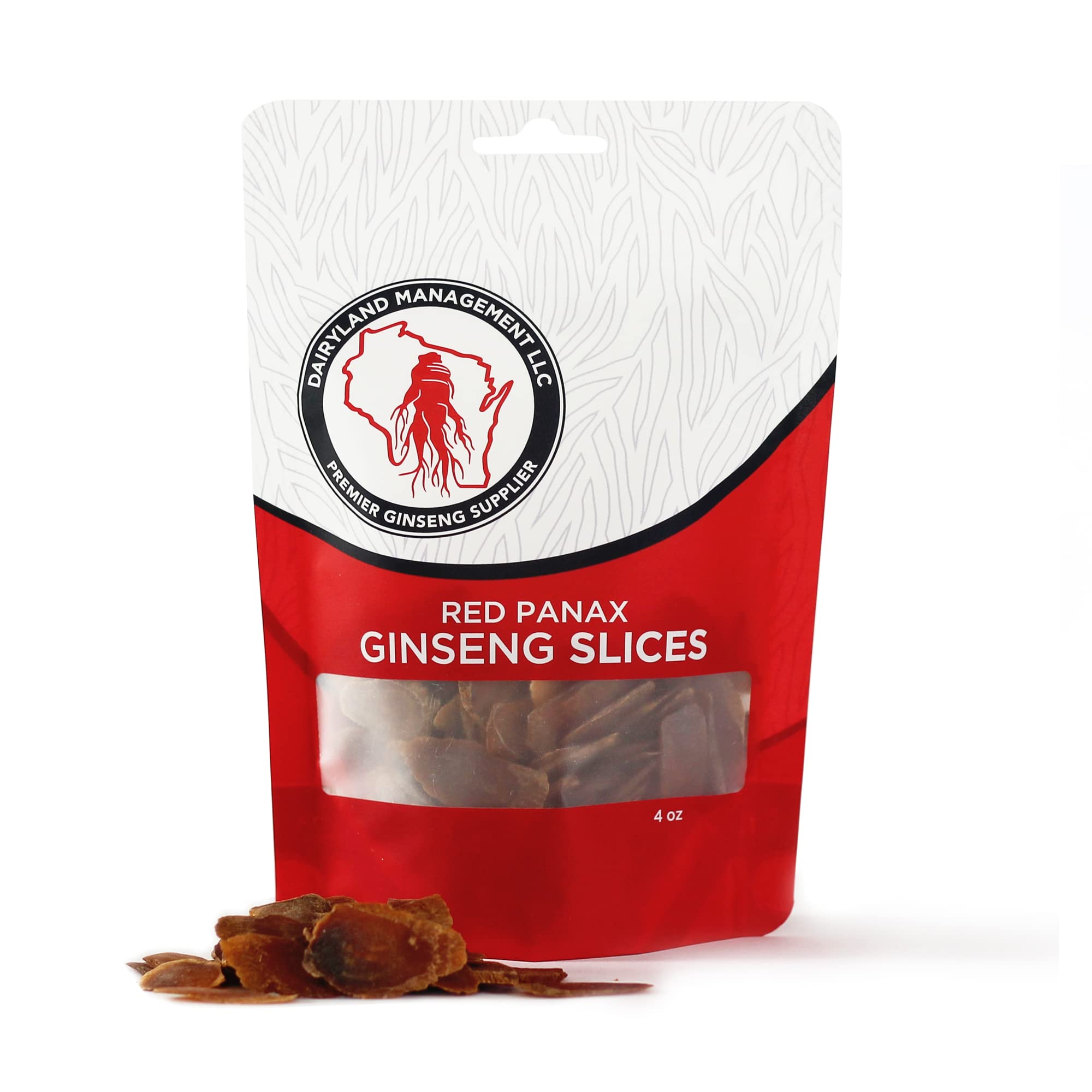 Dairyland Management Korean Red Panax Ginseng Slices packaging front view