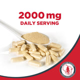 Dairyland Management LLC American Ginseng Capsules 500mg back view with ingredient details