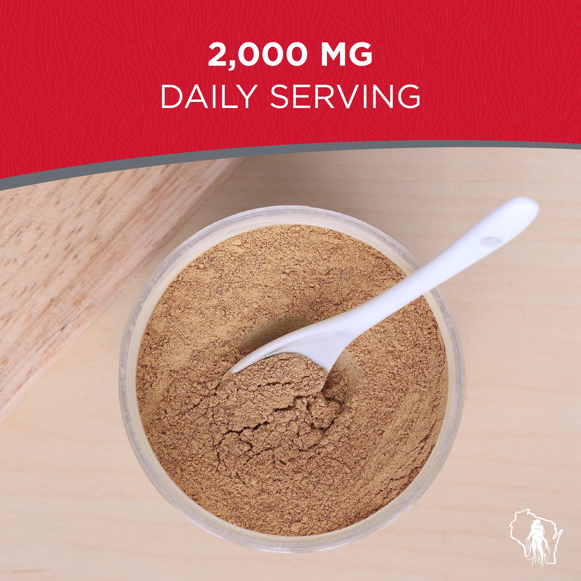 Dairyland Management LLC Premium Korean Ginseng Powder in a bowl