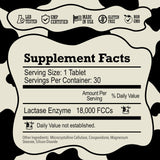 DairyPill lactase enzyme supplement ingredients list