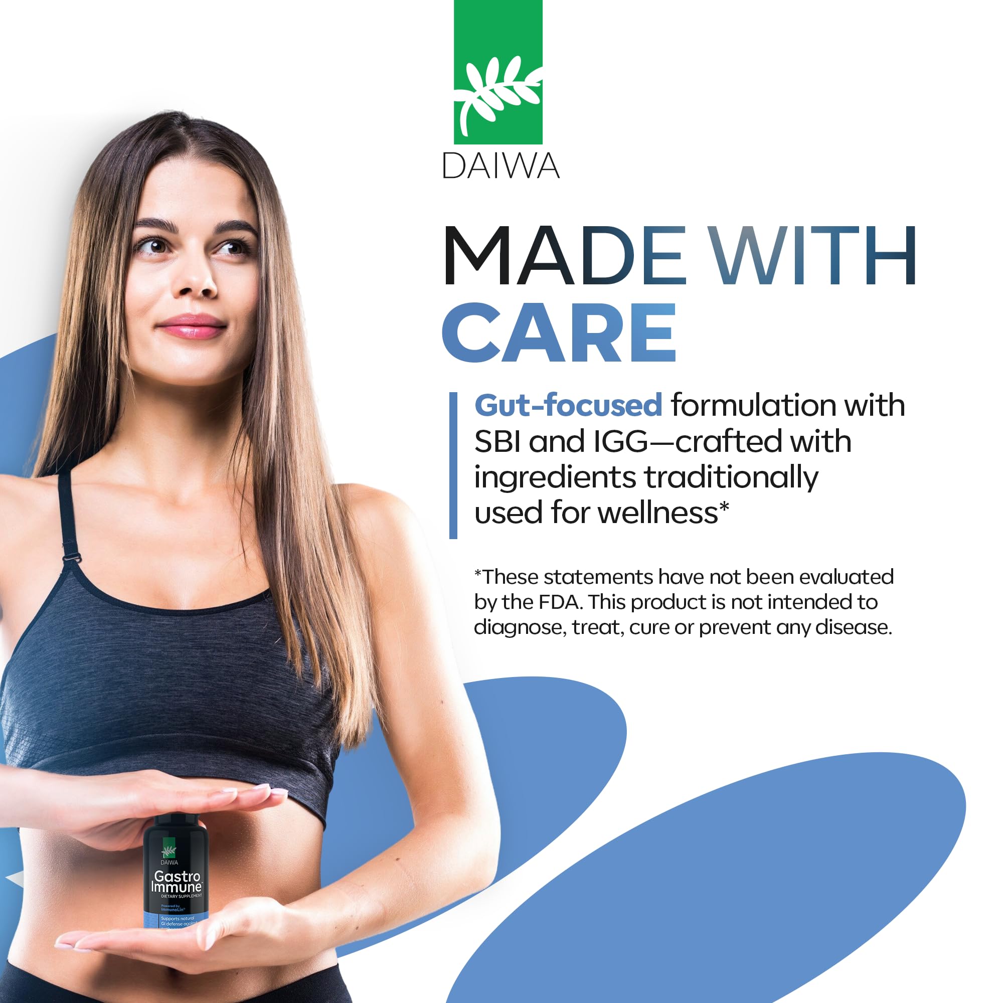 Daiwa Health Development Blended Vitamin & Mineral Supplement side view