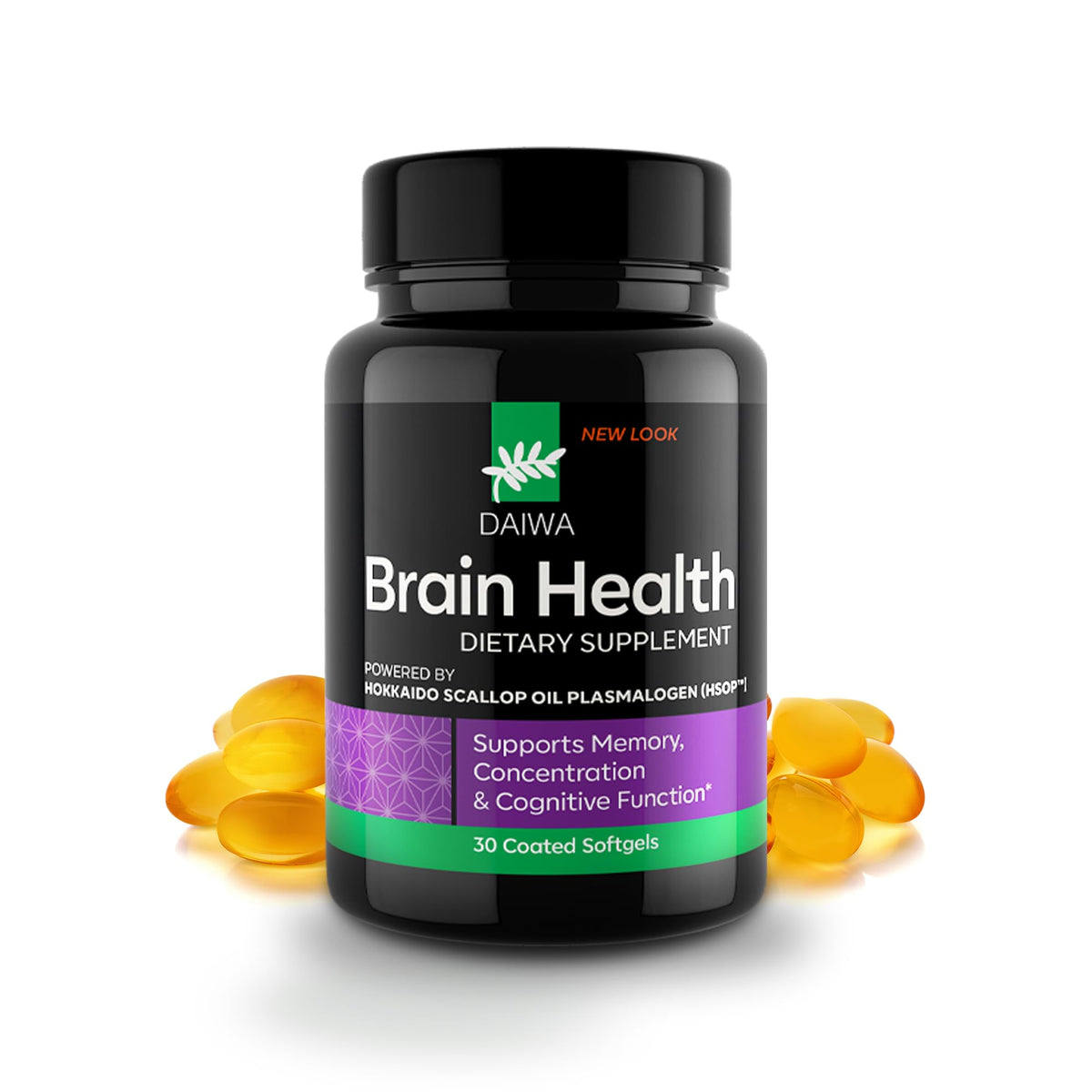 Daiwa Health Development Omega-3 Supplement softgel front view