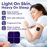 DaliLeo Sleep Patches in a hand, showing size