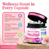 Dalnara Myo-Inositol & D-Chiro Inositol capsules side view