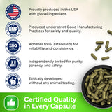 Dalnara Organic Spearmint Capsules 1200mg ingredients list