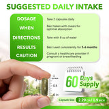 Dalnara Organic Spearmint Capsules 1200mg open bottle