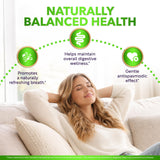 Dalnara Organic Spearmint Capsules 1200mg with measuring spoon