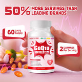 DANEW Pro CoQ10-400mg Softgels displayed on a table