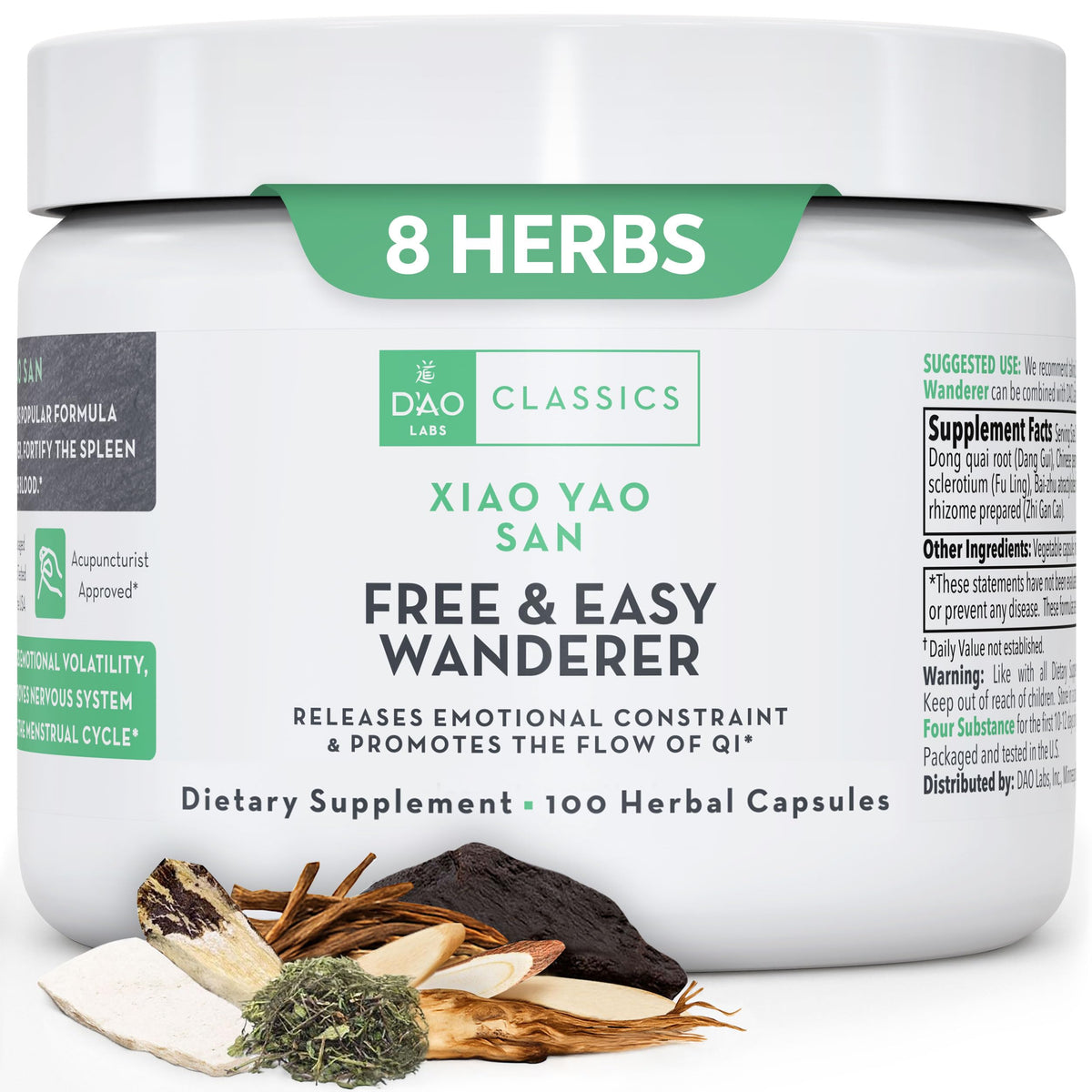 DAO Labs Free & Easy Wander blended vitamin supplement front view