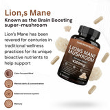 Darkingwings Lion’s Mane Mushroom Supplement side view
