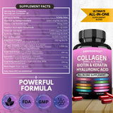 Darkingwings Multi Complex Collagen Capsules side view