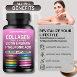 Darkingwings Multi Complex Collagen Capsules with ingredients displayed