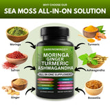 Darkingwings Turmeric Curcumin Capsules with ingredients displayed