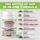 DASH OF VIGOR DOFV Diosmin Hesperidin Supplement capsules close-up