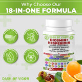 DASH OF VIGOR DOFV Diosmin Hesperidin Supplement packaging