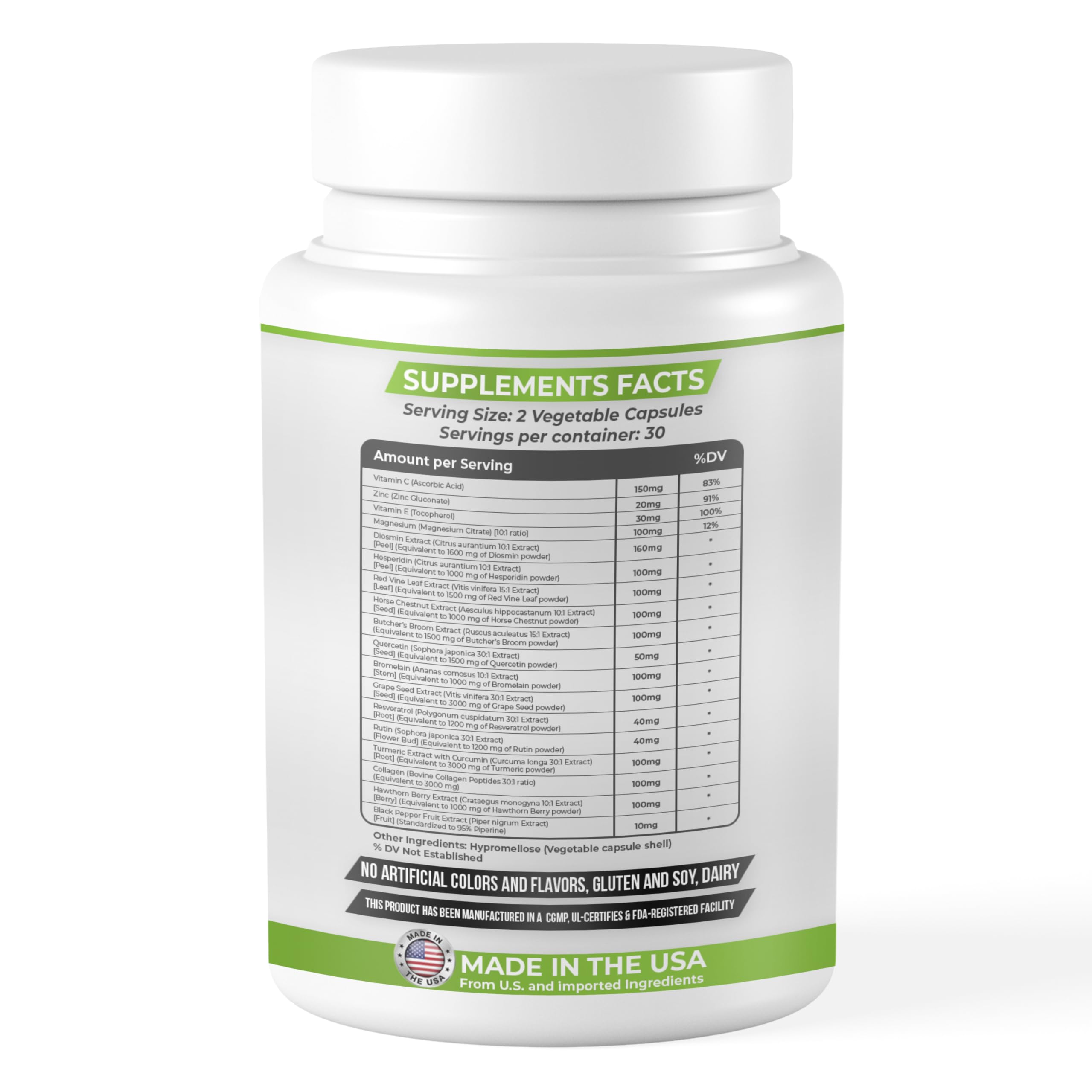 DASH OF VIGOR DOFV Diosmin Hesperidin Supplement with natural extracts
