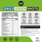 DAUSON Daily Greens Powder 100g with a scoop