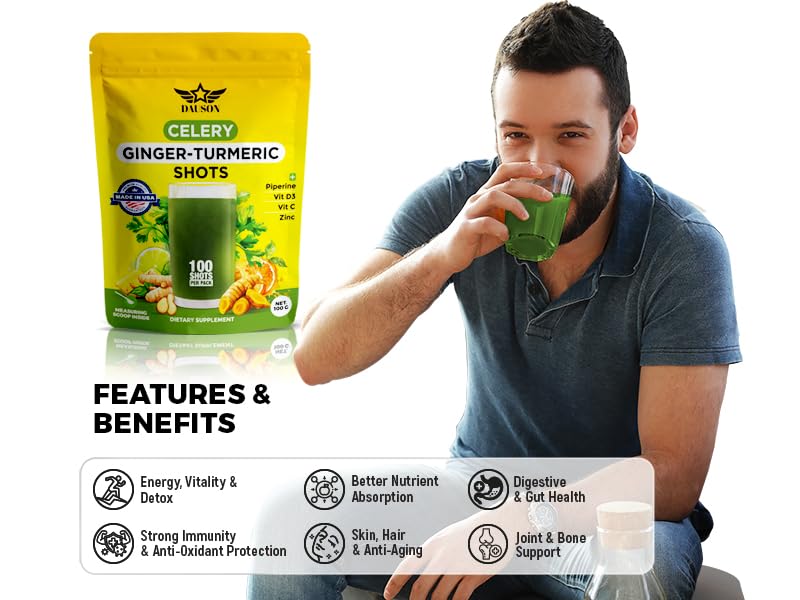 DAUSON Daily Wellness Shot Powder ingredients close-up