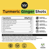 DAUSON Ginger Turmeric Powder 200g serving suggestion in a glass