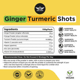 DAUSON Ginger Turmeric Powder mixed in a glass of water