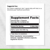DAVINCI Alpha Lipoic Acid 300 displayed on a wooden table