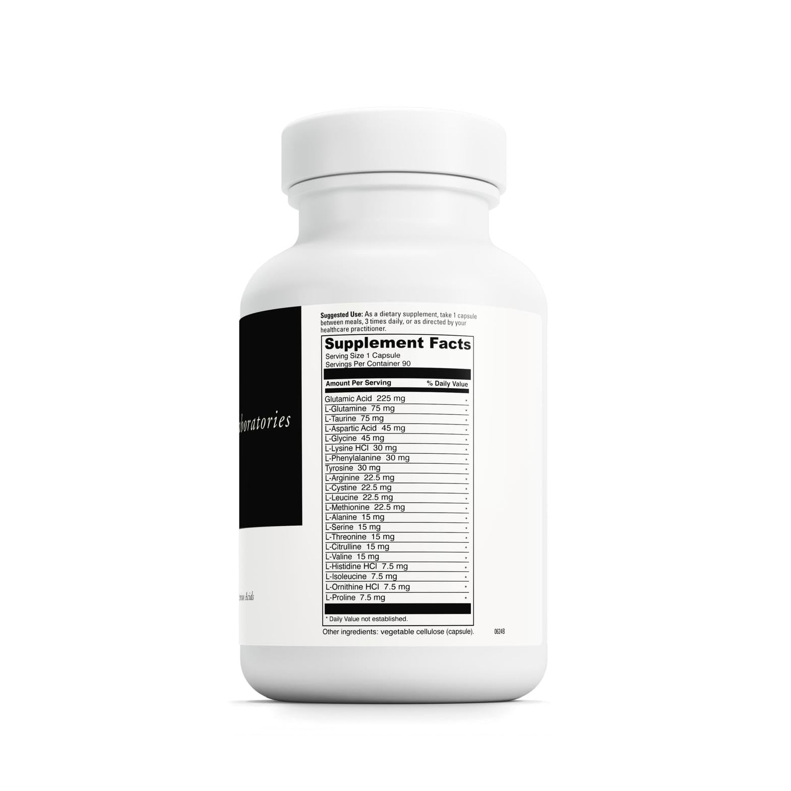 DAVINCI Amino 21 L-Arginine supplement capsules close-up