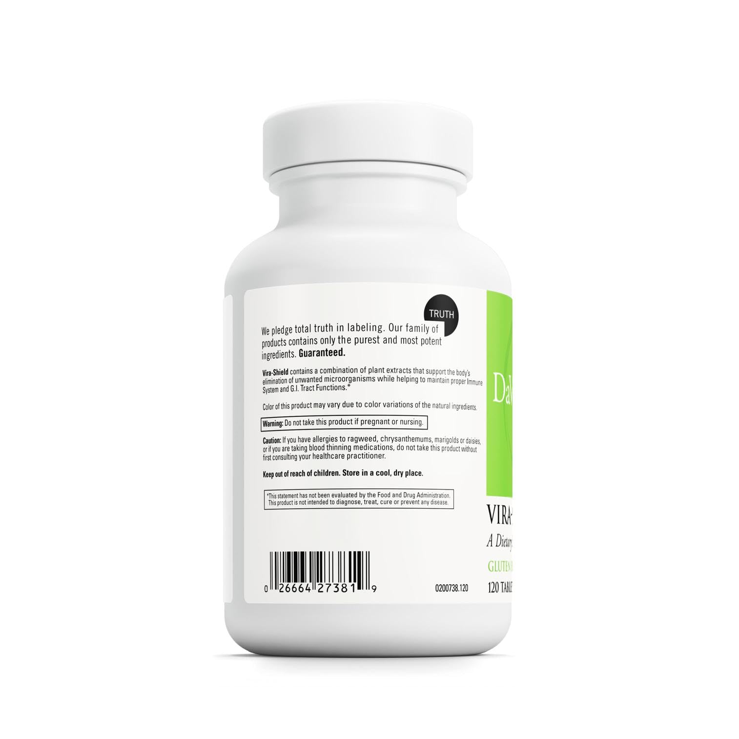 DAVINCI Blended Vitamin & Mineral Supplement side view
