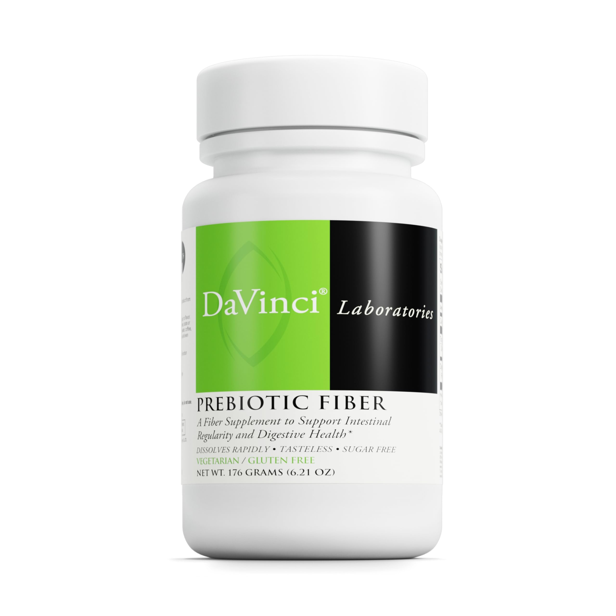 DAVINCI Clearly Fiber dietary fibre supplement powder front view