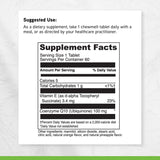 DAVINCI Coenzyme Q10 ChewMelt displayed with other health supplements