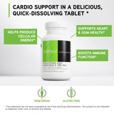 DAVINCI Coenzyme Q10 ChewMelt side view of packaging