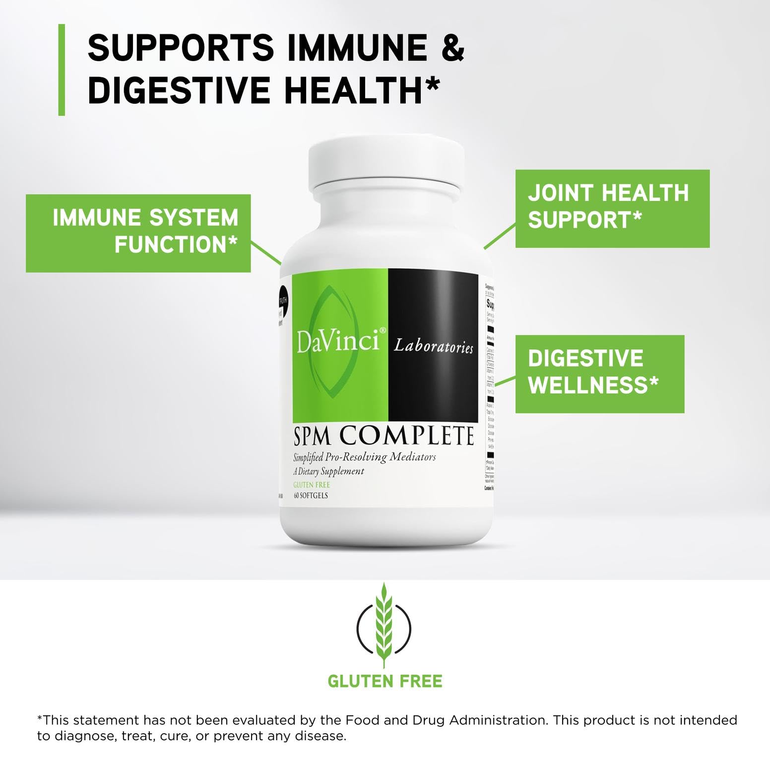 DAVINCI Fish Oil SPM Complete softgel packaging