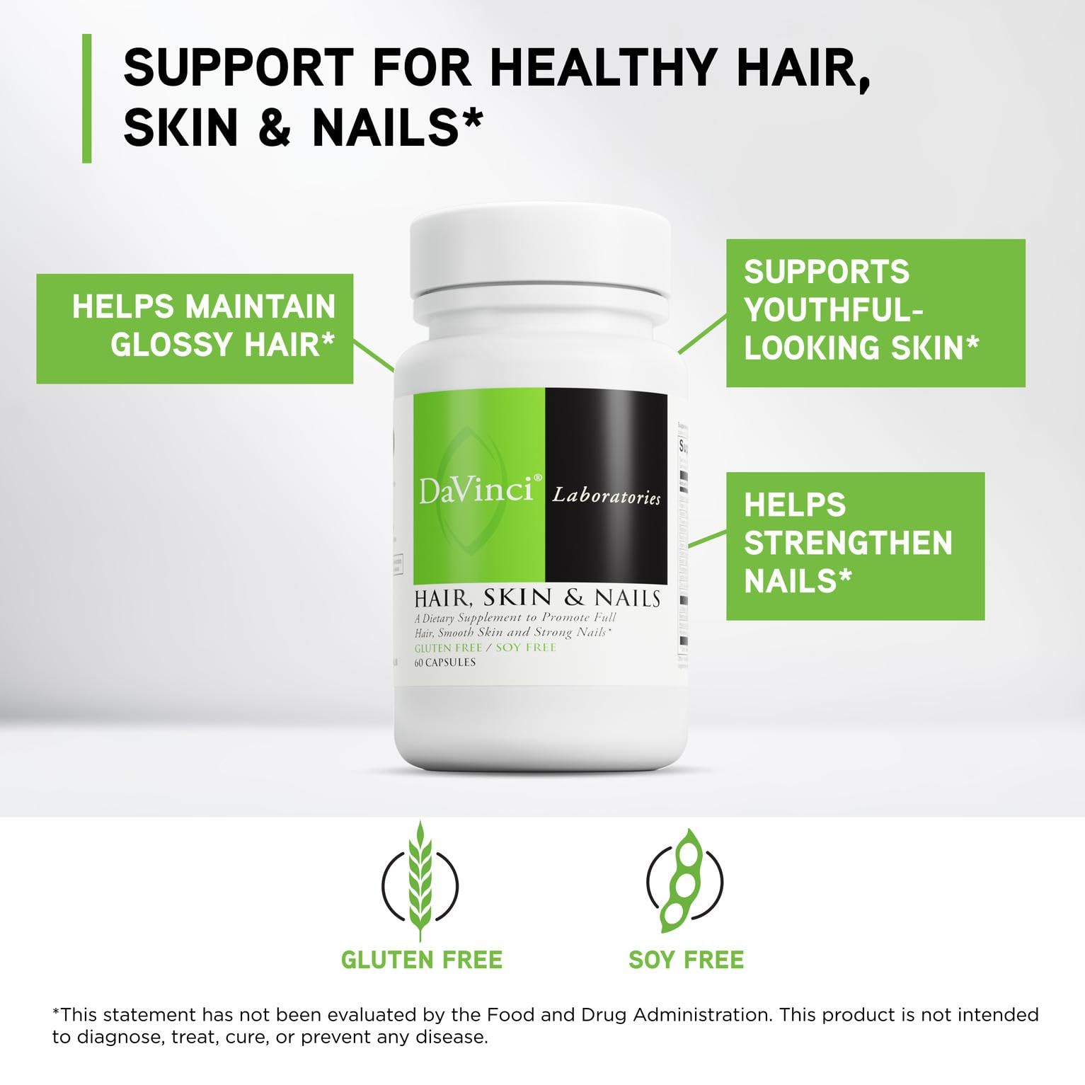 DAVINCI Hair, Skin & Nails Supplement ingredients list