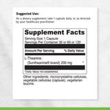 DAVINCI L-Theanine 200mg supplement capsules in a lifestyle setting