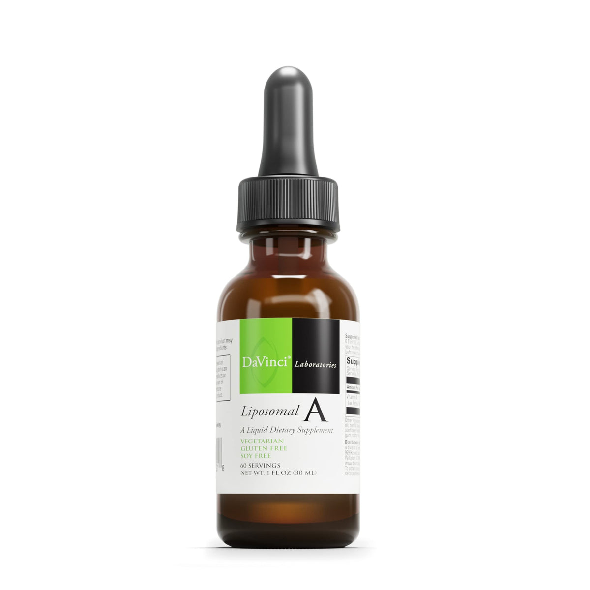 DAVINCI Liposomal A Liquid Vitamin A Supplement 30ml bottle front view