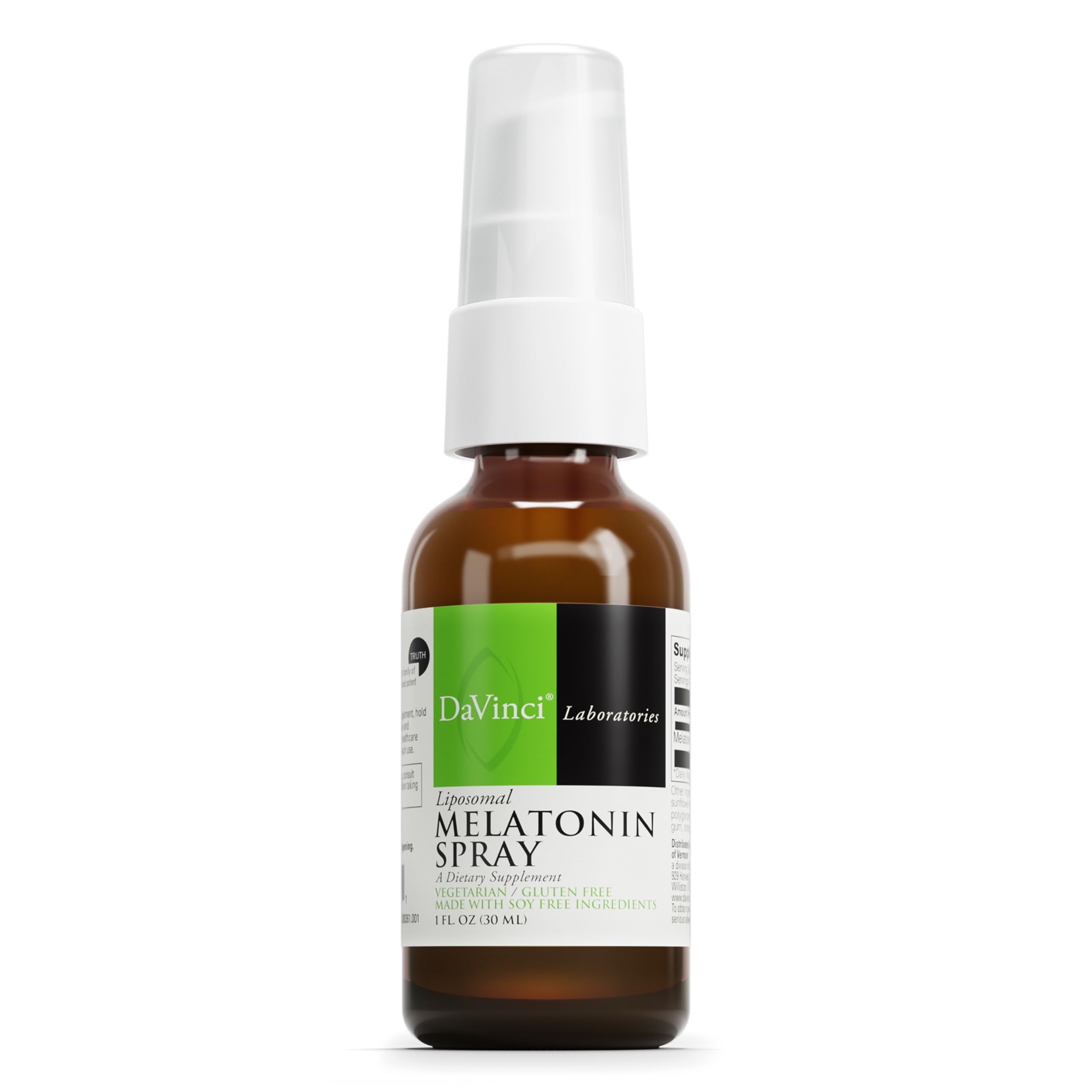 DAVINCI Liposomal Melatonin Spray 30ml front view