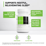 DAVINCI Melatonin-3 capsules on a table