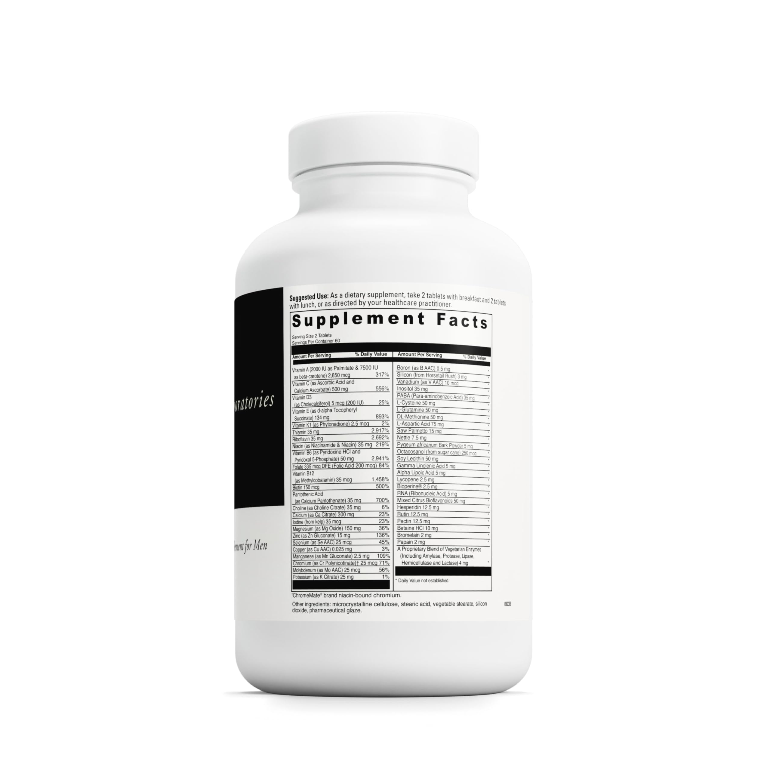 DAVINCI Men's Complete Vitamin & Mineral Supplement side view