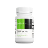 DAVINCI Micronized DHEA 25 mg supplement bottle front view