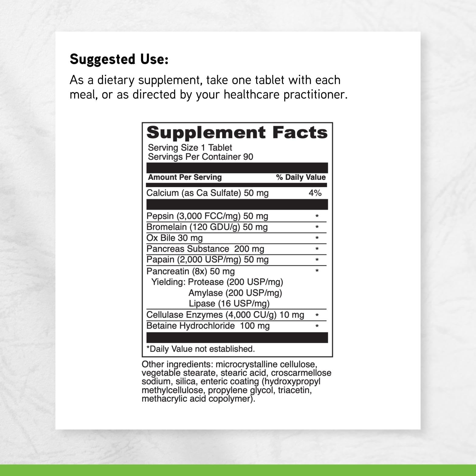 DAVINCI Multi-Enzymes Supplement 109g with a measuring spoon