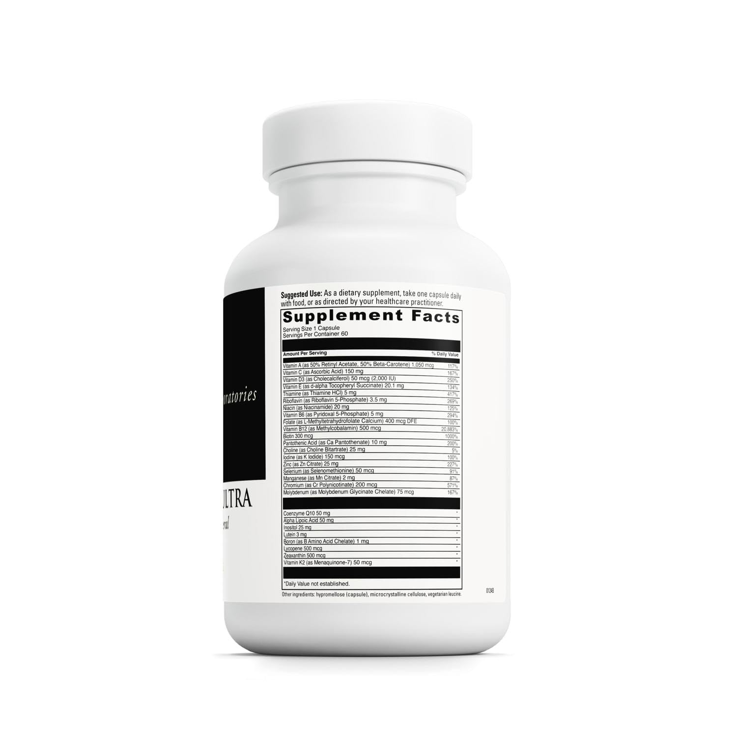 DAVINCI Multivitamin Supplement side view showing capsule