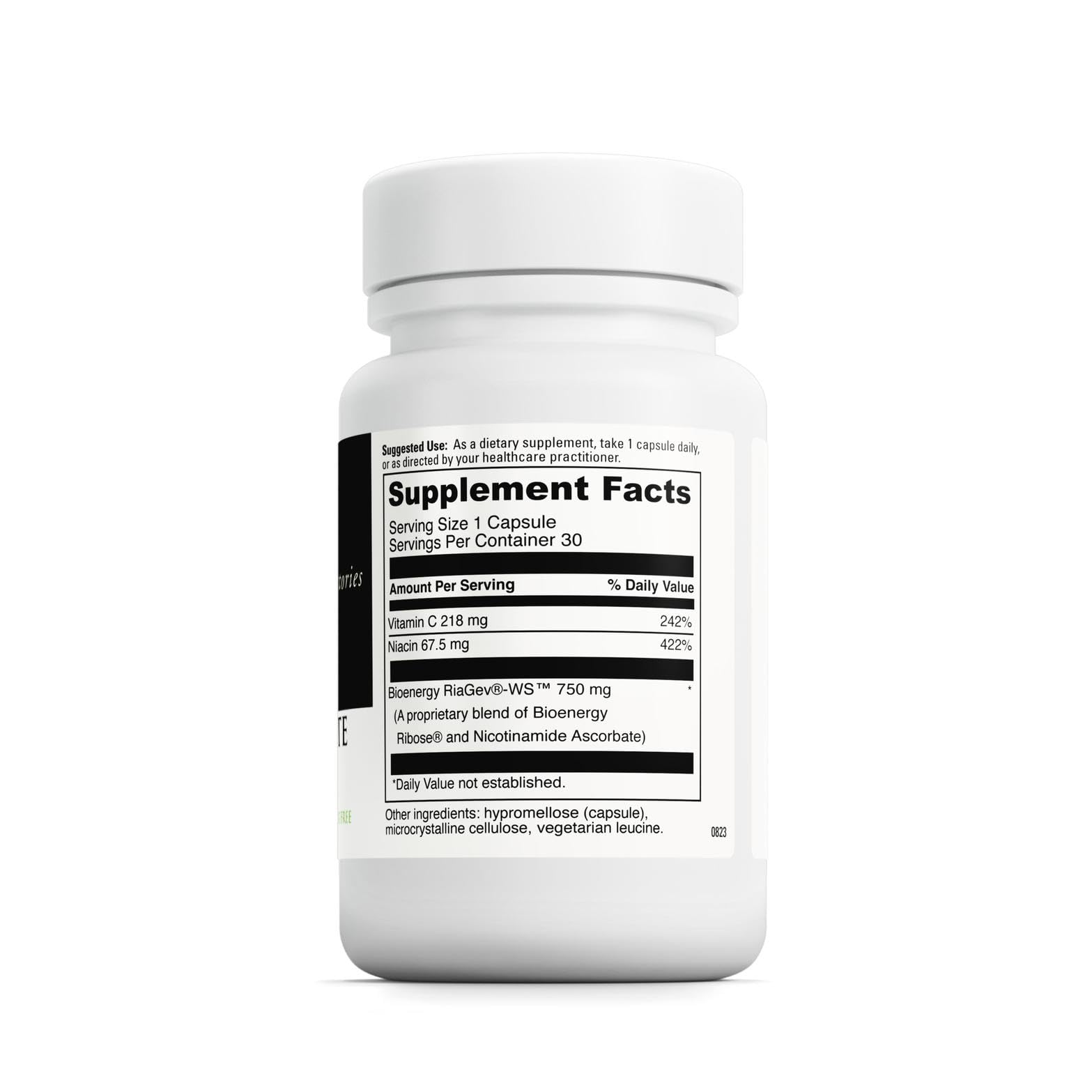 DAVINCI NAD+ Activate 750mg supplement side view