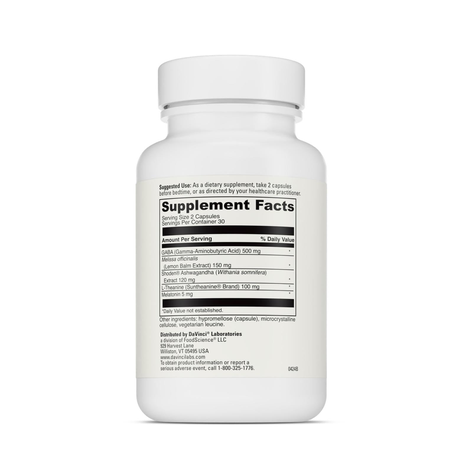 DAVINCI Sleep Complete bottle with label