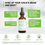 DAVINCI Sync Up liquid supplement nutrition label