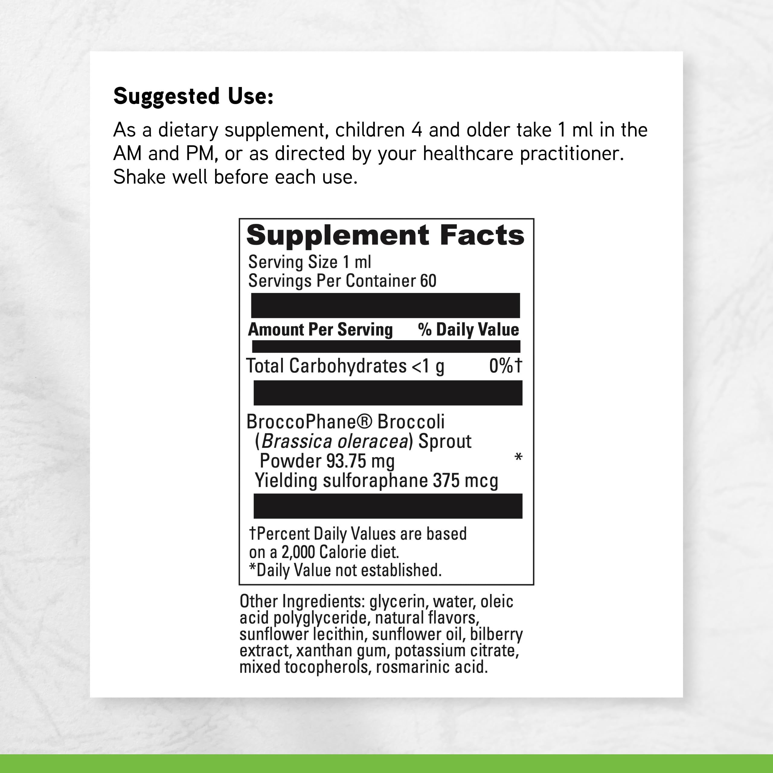 DAVINCI Sync Up liquid supplement packaging