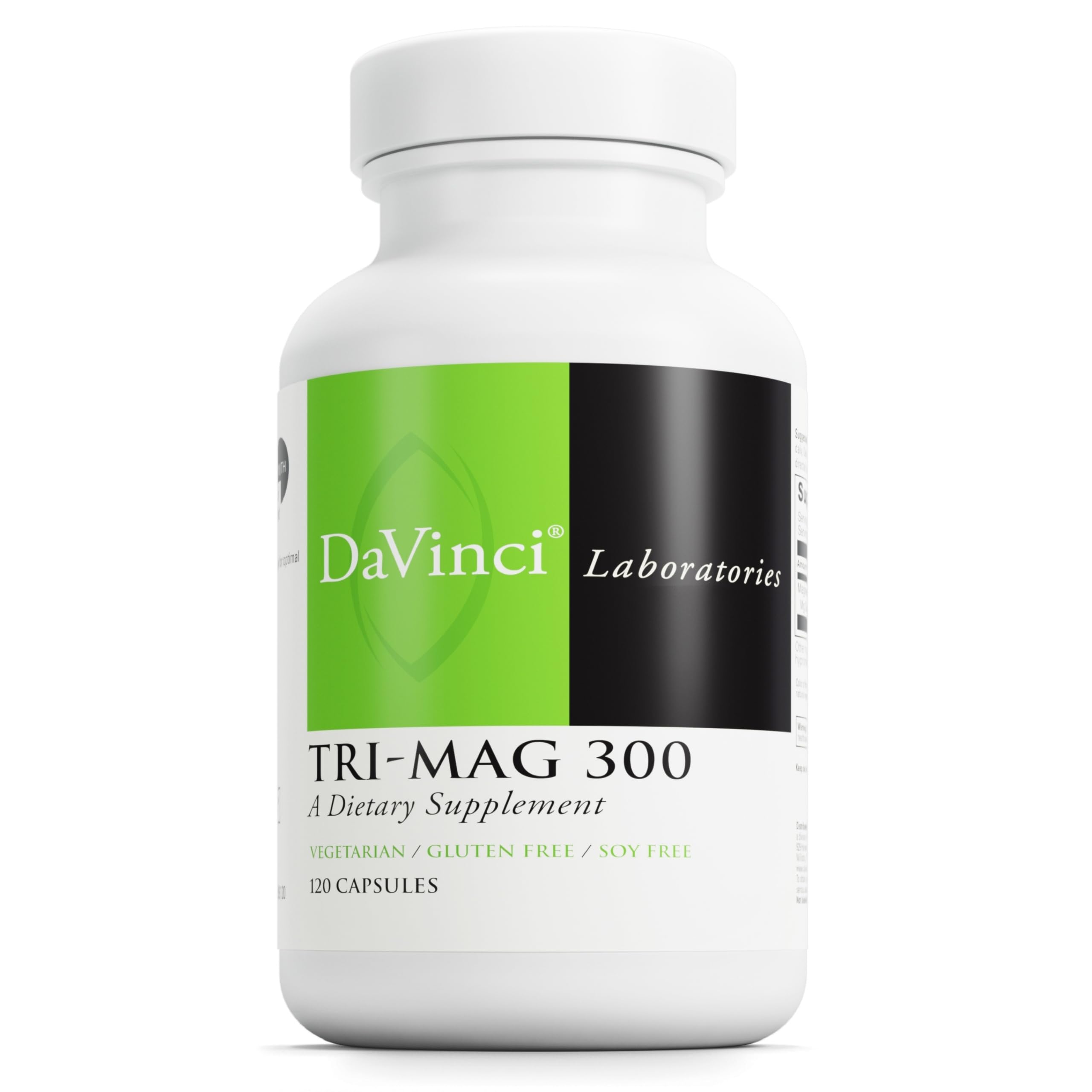 DAVINCI Tri-Mag 300 Magnesium Complex 300mg Capsules front view