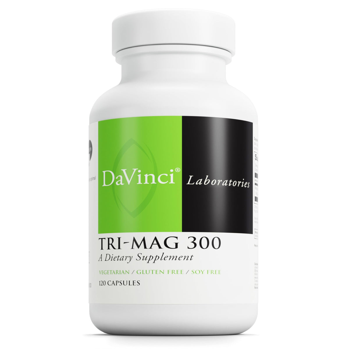 DAVINCI Tri-Mag 300 Magnesium Complex 300mg Capsules front view