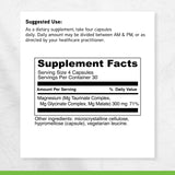 DAVINCI Tri-Mag 300 Magnesium Complex 300mg Capsules on a wooden surface